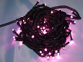 10m pink lights