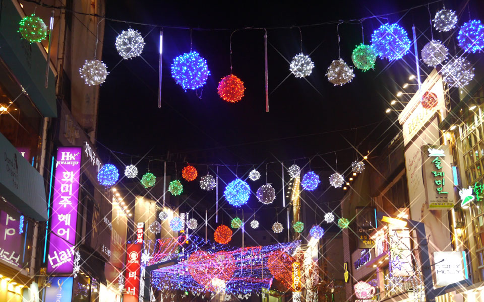 Street  decoration in Korea