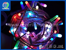 RGB ed string light white wire